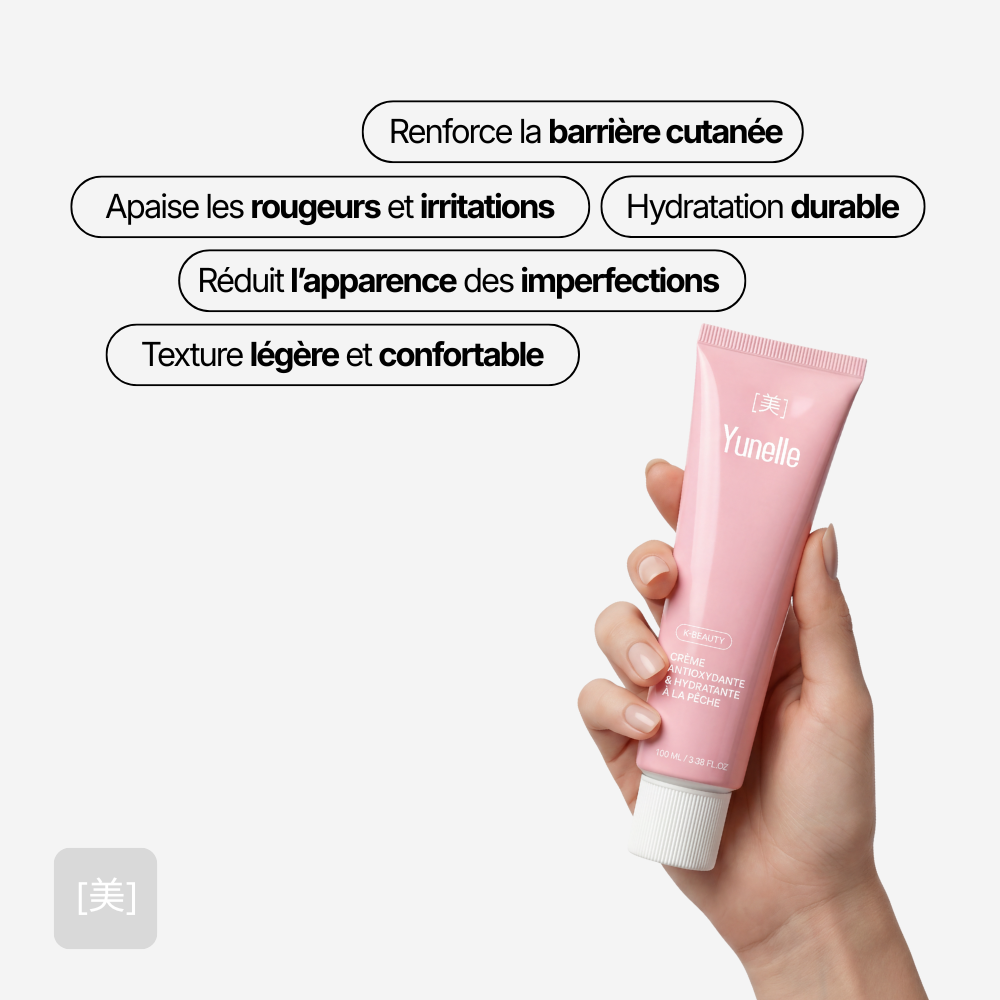 Crème Hydratante Antioxydante Pêche