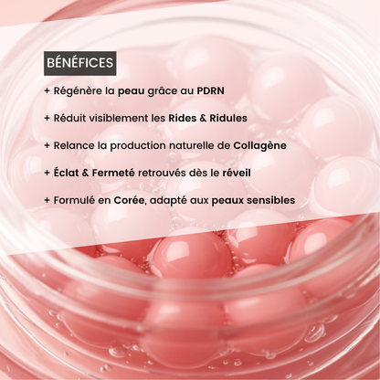 Crème en Capsules au Collagène Rose PDRN